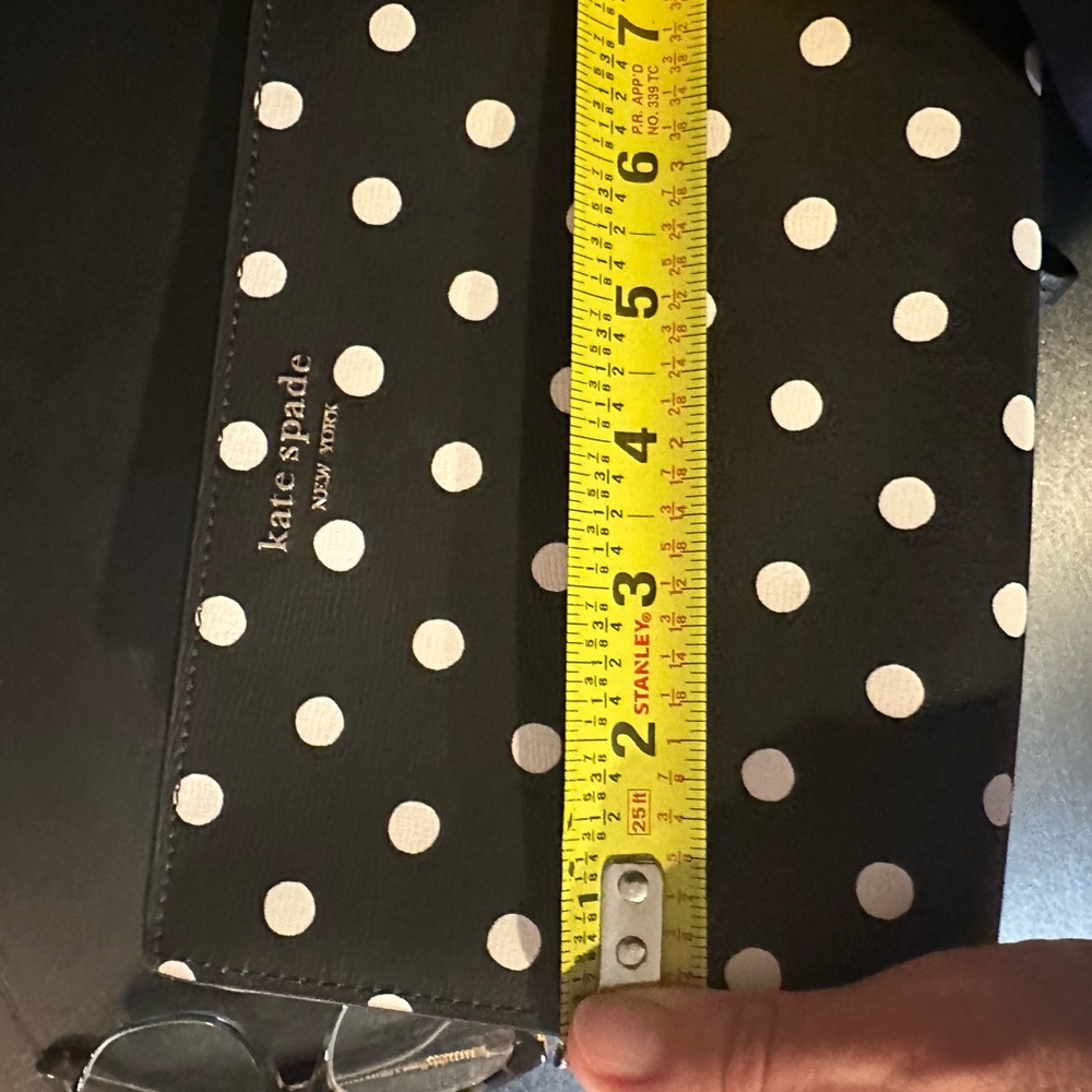 kate spade Black and White Polka Dot Wristlet - Picture 4 of 5